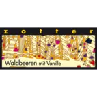 Bio Bergmilchschokolade mit Waldbeeren & Vanille, handgeschöpft von Natur.com