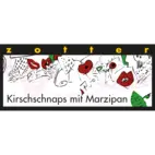 Produktbild: Bitterschokolade mit Kirschschnaps & Marzipan, handgeschöpft