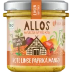 Produktbild: Brotaufstrich mit roten Linsen, Paprika & Mango