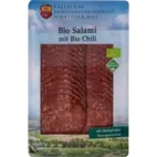 Bio Chili-Salami, geschnitten von Natur.com