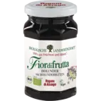 Bio Holunderbeeren-Holunderblüten-Fruchtaufstrich