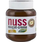 Bio Nuss-Nougat-Creme mit 13% Haselnüssen von Natur.com