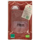Bio Rindersalami aus Bayern, geschnitten von Natur.com