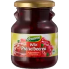 Bio Wildpreiselbeeren im Glas von Natur.com