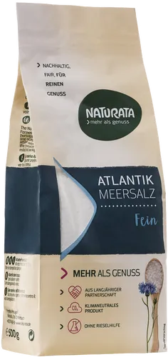 Atlantikmeersalz fein - jetzt online kaufen bei Natur.com