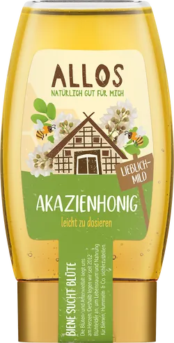 Bio-Akazienhonig in Spenderflasche - jetzt online kaufen bei Natur.com