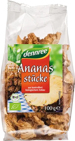 Bio-Ananasstücke getrocknet - jetzt online kaufen bei Natur.com