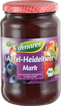 Bio-Apfel-Heidelbeer-Mark ungesüßt - jetzt online kaufen bei Natur.com