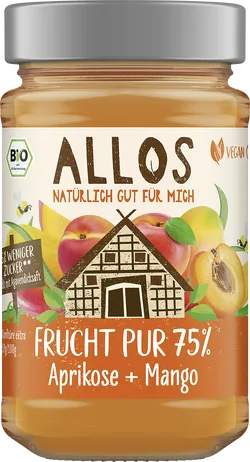 Bio-Aprikosen-Mango-Fruchtaufstrich - jetzt online kaufen bei Natur.com