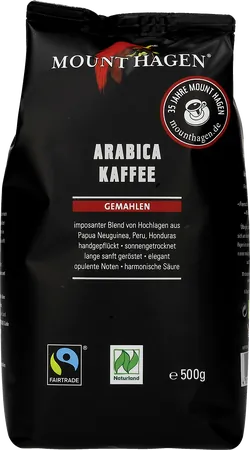 Bio-Arabica-Kaffee gemahlen Mount Hagen - jetzt online kaufen bei Natur.com