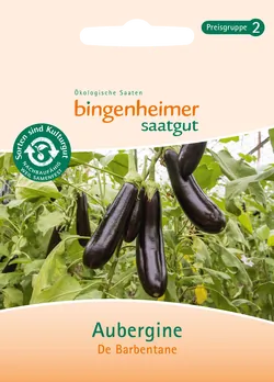 Bio-Auberginen De Barbentane Saatgut - jetzt online kaufen bei Natur.com