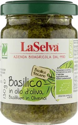 Bio-Basilikum in Olivenöl - jetzt online kaufen bei Natur.com