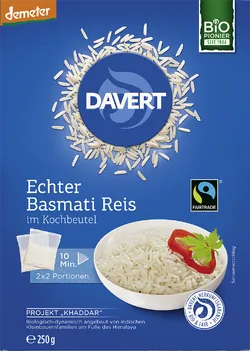 Bio-Basmati-Reis im Kochbeutel weiß - jetzt online kaufen bei Natur.com