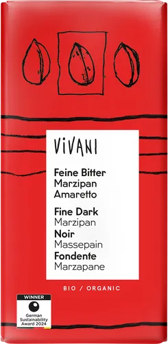 Bio-Bitterschokolade mit Marzipan & Amaretto - jetzt online kaufen bei Natur.com
