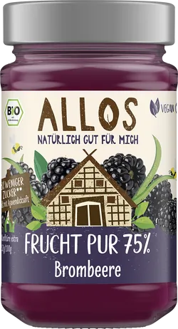 Bio-Brombeer-Fruchtaufstrich Frucht Pur - jetzt online kaufen bei Natur.com