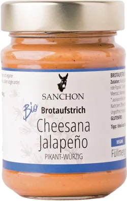 Bio-Brotaufstrich Cheesana Jalapeño - jetzt online kaufen bei Natur.com