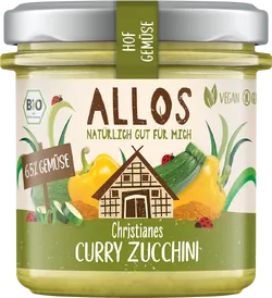 Bio-Brotaufstrich Hofgemüse mit Curry & Zucchini - jetzt online kaufen bei Natur.com