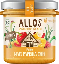 Bio-Brotaufstrich Hofgemüse mit Mais, Paprika & Chili - jetzt online kaufen bei Natur.com