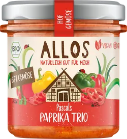 Bio-Brotaufstrich Hofgemüse mit dreierlei Paprika - jetzt online kaufen bei Natur.com