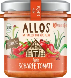 Bio-Brotaufstrich Hofgemüse mit scharfer Tomate - jetzt online kaufen bei Natur.com