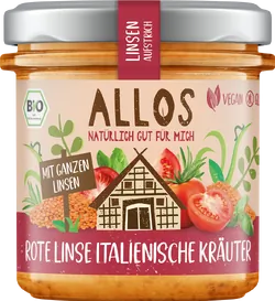 Bio-Brotaufstrich mit roten Linsen und italienischen Kräutern - jetzt online kaufen bei Natur.com
