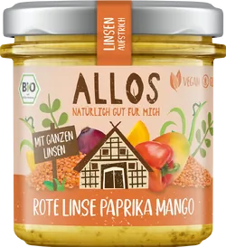 Bio-Brotaufstrich mit roten Linsen, Paprika & Mango - jetzt online kaufen bei Natur.com