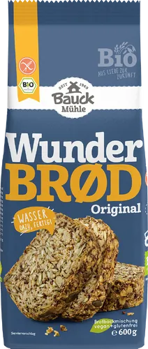 Bio-Brotbackmischung Wunderbrød glutenfrei - jetzt online kaufen bei Natur.com