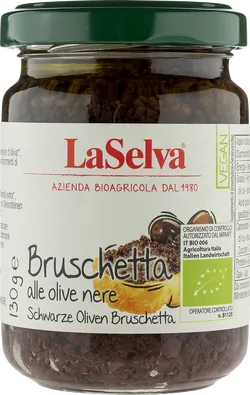 Bio-Bruschetta aus schwarzen Oliven - jetzt online kaufen bei Natur.com