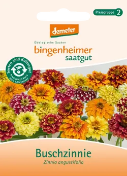 Bio-Buschzinnie Demeter-Saatgut - jetzt online kaufen bei Natur.com