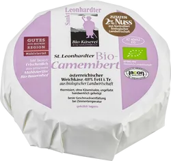 Bio-Camembert mit Walnüssen - jetzt online kaufen bei Natur.com