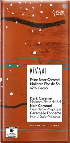 Bio-Caramel-Schokolade mit Flor de Sal - jetzt online kaufen bei Natur.com