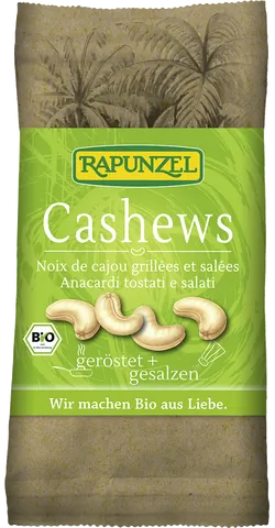 Bio-Cashewkerne geröstet und gesalzen - jetzt online kaufen bei Natur.com