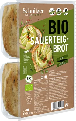 Bio-Chia-Quinoa-Brot glutenfrei - jetzt online kaufen bei Natur.com