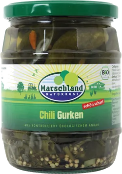 Bio-Chiligurken im Glas - jetzt online kaufen bei Natur.com