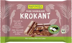 Bio-Cristallino-Vollmilchschokolade mit Mandelkrokant - jetzt online kaufen bei Natur.com