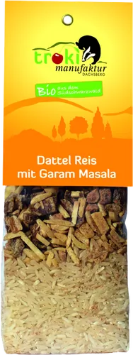 Bio-Dattel-Reis mit Garam Masala - jetzt online kaufen bei Natur.com