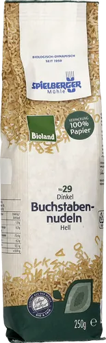 Bio-Dinkel-Buchstabennudeln - jetzt online kaufen bei Natur.com
