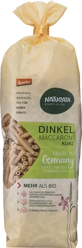 Bio-Dinkel-Makkaroni kurz - jetzt online kaufen bei Natur.com