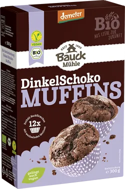Bio-Dinkel-Schoko-Muffins-Backmischung - jetzt online kaufen bei Natur.com