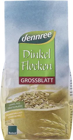 Bio-Dinkelflocken Großblatt - jetzt online kaufen bei Natur.com