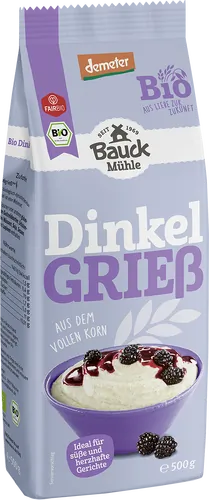 Bio-Dinkelgrieß fein vermahlen - jetzt online kaufen bei Natur.com