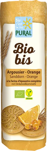 Bio-Doppelkekse Biobis mit Sanddorn & Orange - jetzt online kaufen bei Natur.com