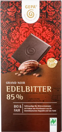 Bio-Edelbitterschokolade 85% Kakao - jetzt online kaufen bei Natur.com