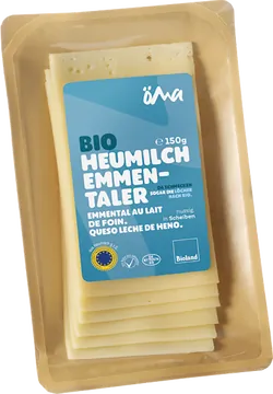 Bio-Emmentaler aus Heumilch geschnitten - jetzt online kaufen bei Natur.com