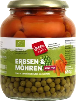 Bio-Erbsen & Möhrchen im Glas - jetzt online kaufen bei Natur.com