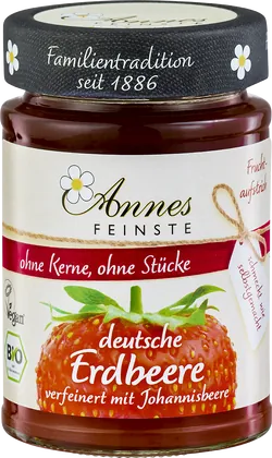 Bio-Erdbeer-rote-Johannisbeeren-Fruchtaufstrich aus Bayern - jetzt online kaufen bei Natur.com