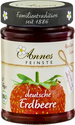 Bio-Erdbeer-Konfitüre extra aus Bayern - jetzt online kaufen bei Natur.com