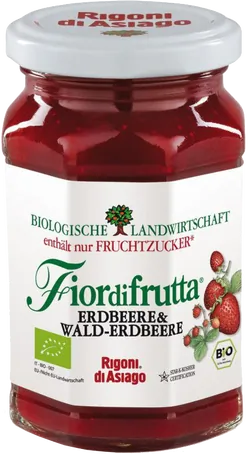 Bio-Erdbeer-Walderdbeer-Fruchtaufstrich Fiordifrutta - jetzt online kaufen bei Natur.com