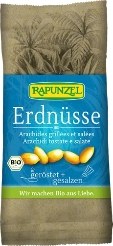 Bio-Erdnüsse geröstet und gesalzen - jetzt online kaufen bei Natur.com