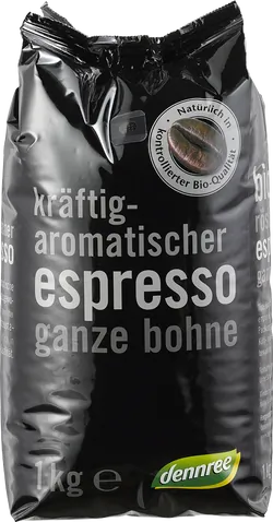 Bio-Espresso ganze Bohne - jetzt online kaufen bei Natur.com